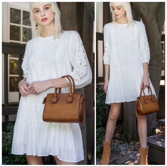 Eye-Let You Wear Me Woven Lace Dress - Picture 12 of 16